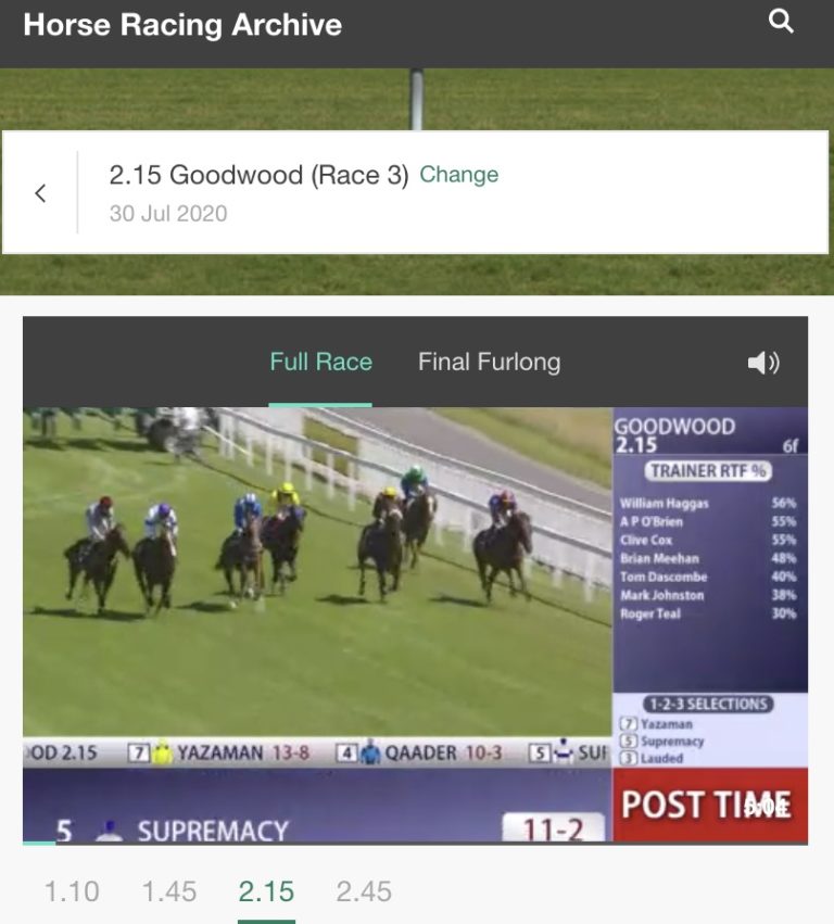 Horse Racing Replays How to Watch for Free Watch LIVE Today